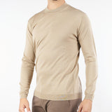 Maglia Beige in lana merinos L1MFW25266727 A039 LOW BRAND 