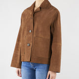 Giubbotto crop Cuoio in suede WKDPALCHI 1 MAX MARA WEEKEND 