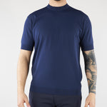 Maglia Blu in viscosa LM26001 E044 LOW BRAND 