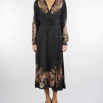 Abito Chemisier Nero con fantasia TP2043 12742 TWIN SET 