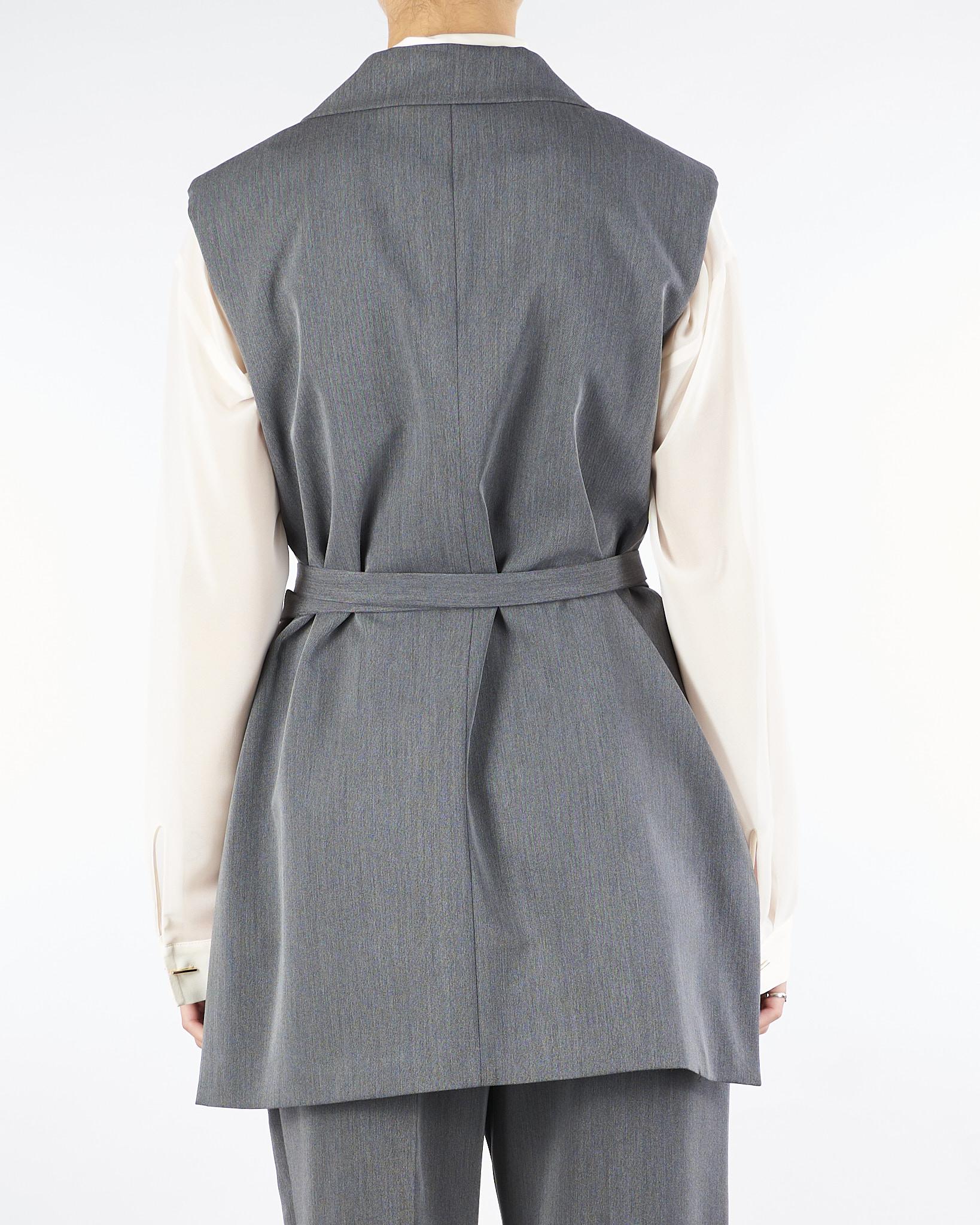 Gilet Grigio con cintura LC83KIC 98 IMPERIAL 