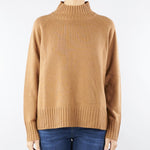 Maglia lupetto Cammello in misto lana RI5NT021 6026 ICONA 