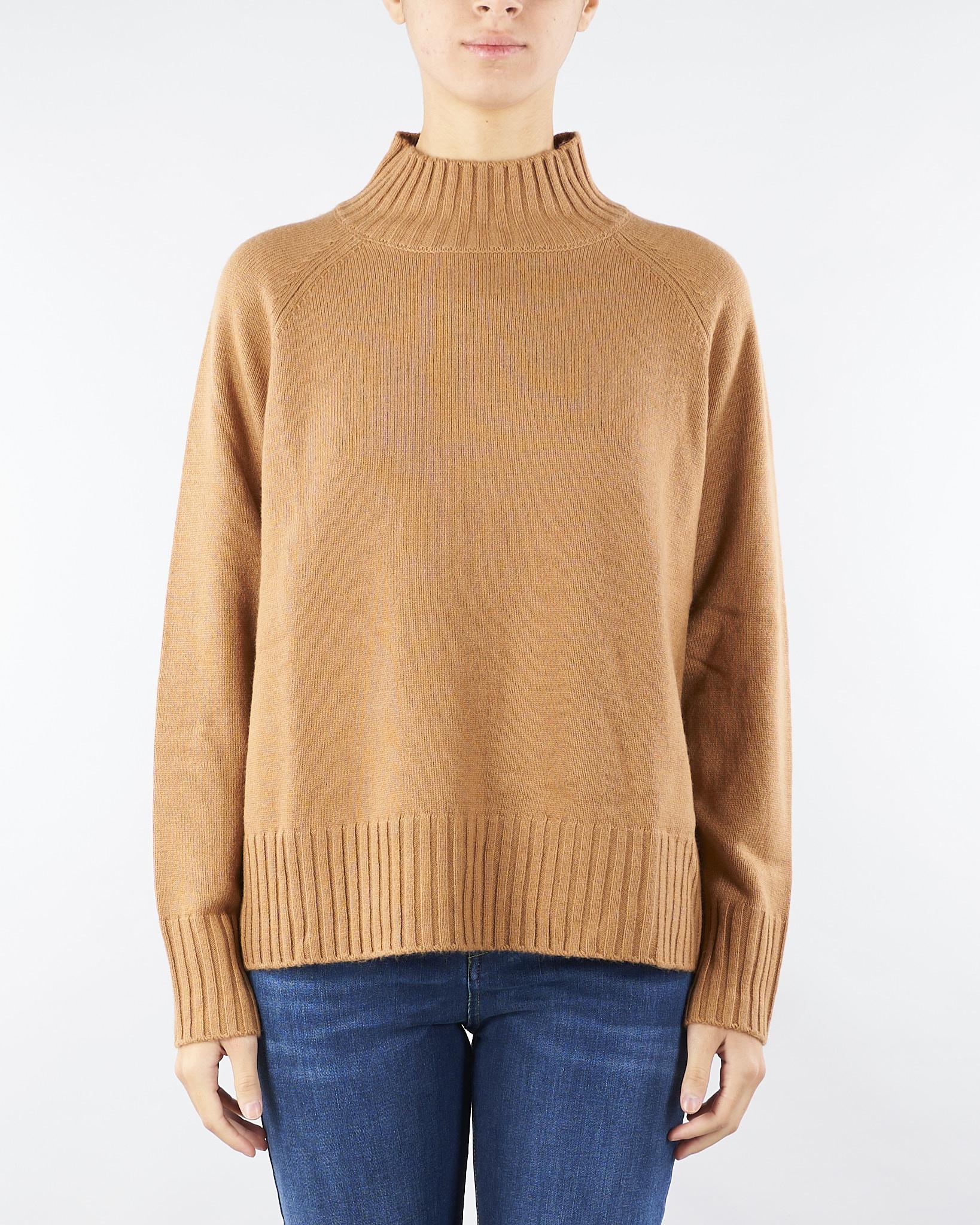 Maglia lupetto Cammello in misto lana RI5NT021 6026 ICONA 