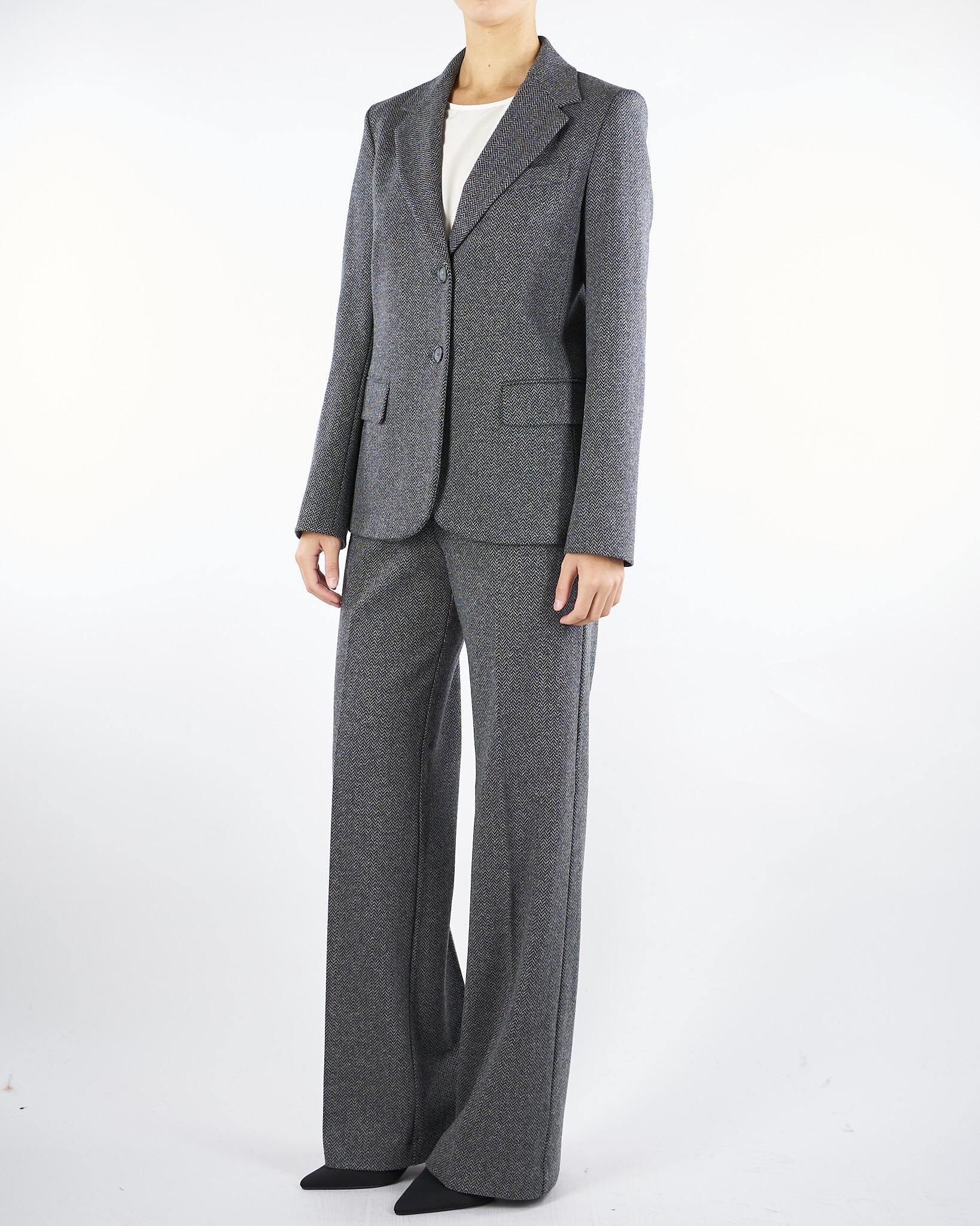 Blazer Grigio in jersey tinto filo DILLY 1 MAX MARA WEEKEND 