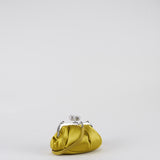 Pasticcino Bag Small Lime in raso con strass