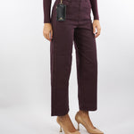 Jeans Merlot in drill di cotone PJ04D56E2 EA4 ELISABETTA FRANCHI 