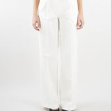 Pantaloni wide leg con fibbia Oval T Twinset
