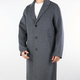 Cappotto Antracite oversize in pura lana B6F0022 95M AMARANTO 