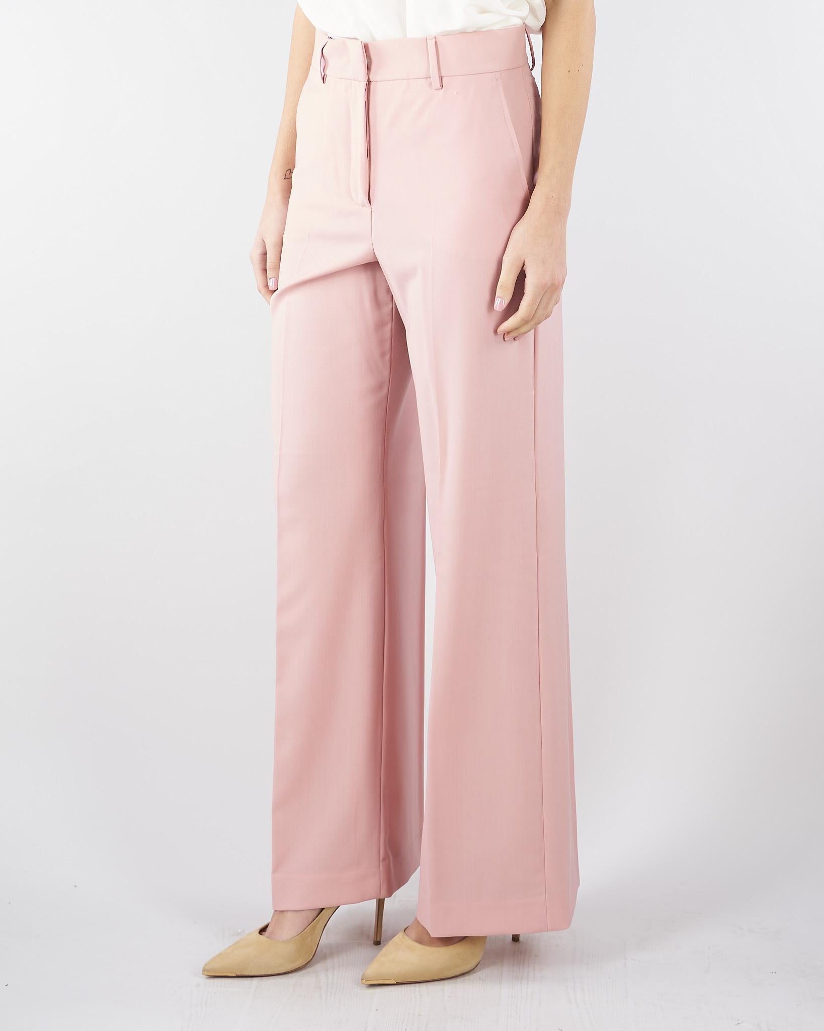 Pantalone palazzo Rosa in tela di lana WKDVISIVO 4 MAX MARA WEEKEND 