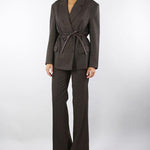 Pantalone Moro check con gamba dritta TF0234 85 VICOLO 