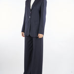 Blazer Blu in tela di lana NICE 8 MAX MARA STUDIO 