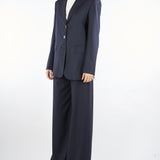 Blazer Blu in tela di lana NICE 8 MAX MARA STUDIO 