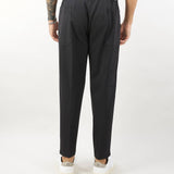 Pantalone in fresco lana con elastico in vita e pences Yes London