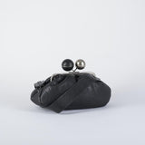 Borsa Nero Pasticcino Bag medium in nappa LECITO 2 MAX MARA WEEKEND 