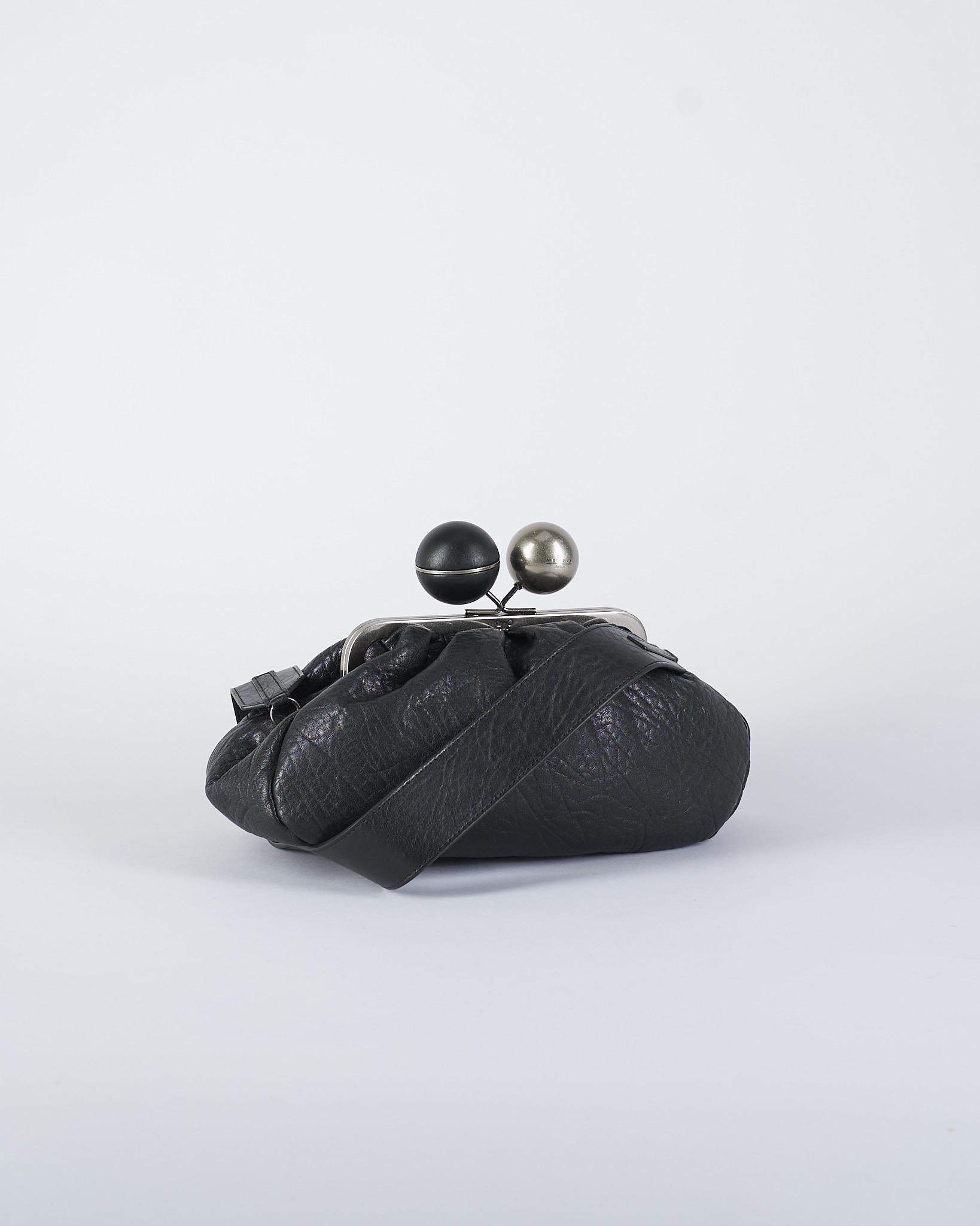 Borsa Nero Pasticcino Bag medium in nappa LECITO 2 MAX MARA WEEKEND 