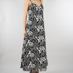 Slip dress Nero-Bianco in mussola ricamata PBPCAMINO 6 PENNY BLACK 