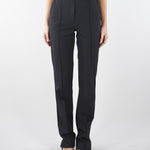 Pantaloni Nero in tessuto tecnico bielastico con cintura PA17261E2 110 ELISABETTA FRANCHI 