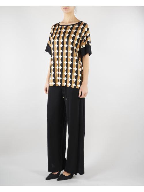 Blusa Nero-Crema a fantasia D5044271 01 CLIPS 