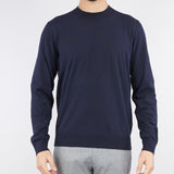 Maglia Blu in puro cotone extrafine