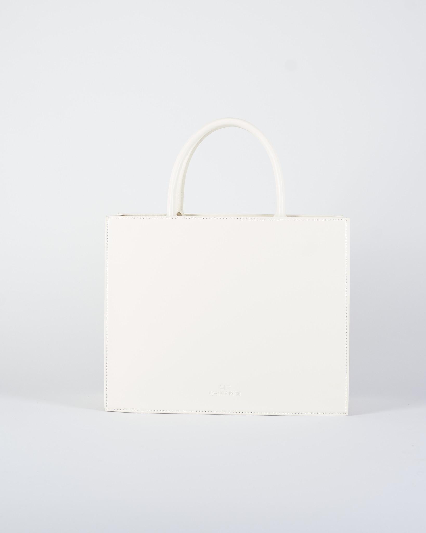 Borsa Tote grande Milk con logo BS32A56E2 DZ9 ELISABETTA FRANCHI 