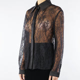 Camicia Nero in pizzo AT212 99 ATELIER LEGORA 