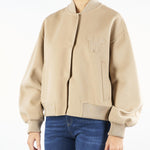 Bomber Beige in mista lana ZELANTE 63 MAX MARA WEEKEND 