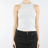 Canotta con dettagli strass