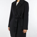 Cappotto Nero in pura lana e cashmere ERSILIA 3 MARELLA 
