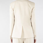 Blazer Crema in lana stretch WKDLAMINE 11 MAX MARA WEEKEND 