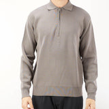 Polo in maglia con zip Low Brand