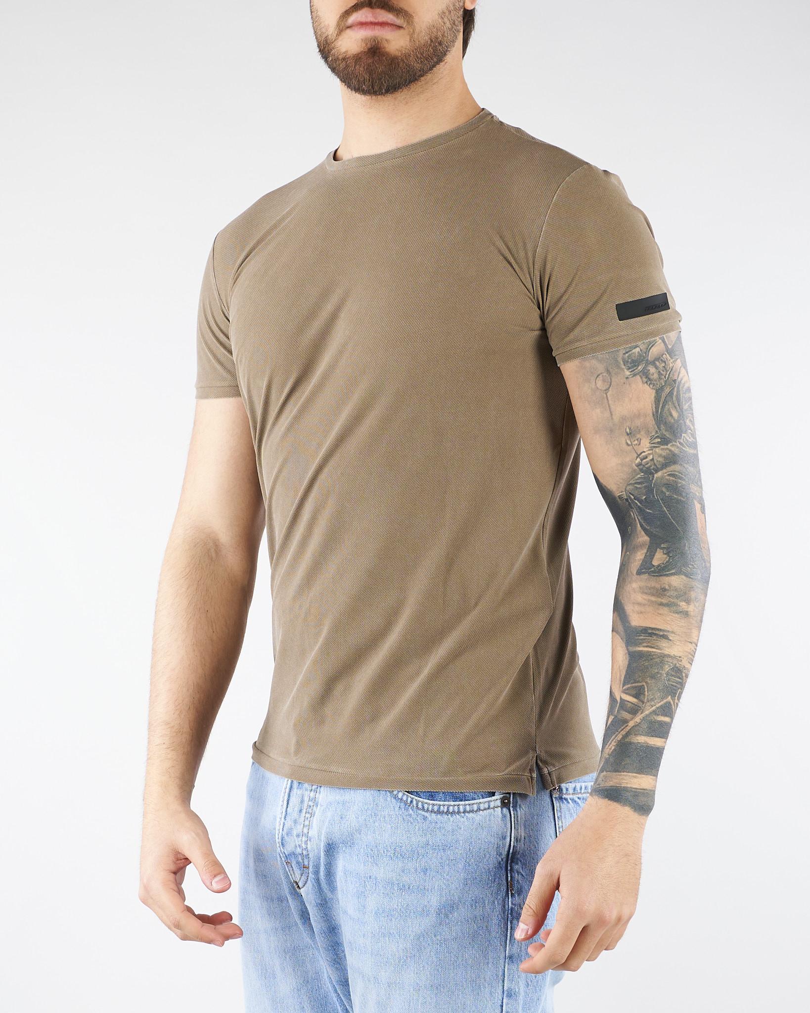 T-shirt Taupe Techno Wash Piquè Shirty 26218 84 RRD 