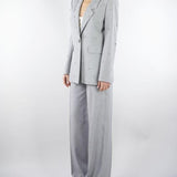 Pantalone Grigio dritto in tela stretch malfilé MLLGIUNCHI 1 MARELLA 