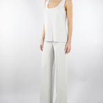 Pantalone Calce lungo relax fit elasticato dietro in cady crêpe viscosa PT1173460206 902 SEVENTY 