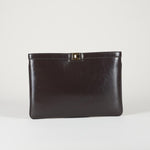 Borsa Dark Chocolate a busta effetto naplak BS18A61E2 EV9 ELISABETTA FRANCHI 