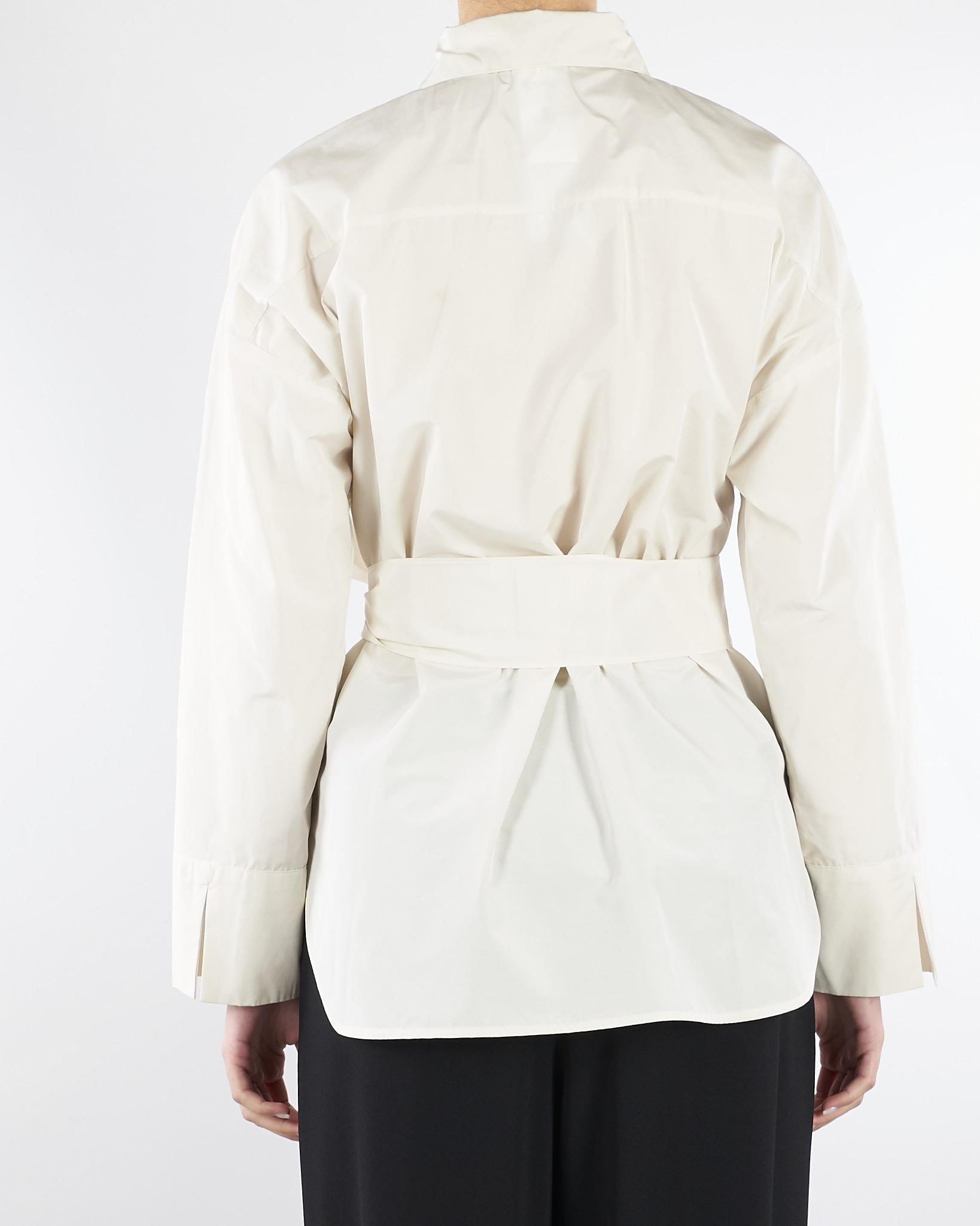 Camicia Panna in taffettà PBPORIGINE 1 PENNY BLACK 