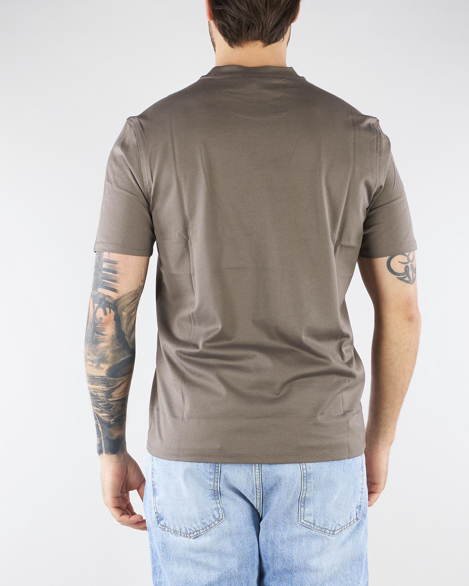 T-shirt Fango in jersey Pima con logo EM004583AF13669 M8361 EMPORIO ARMANI 