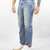 Jeans Lucky tapered fit con rotture 451P523 12 CYCLE 
