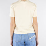 T-shirt Crema con ricamo fiore TP2080 7222 TWIN SET 