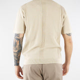 Polo jacquard Beige in maglia lavorata A027F300 1420 PAOLO PECORA 