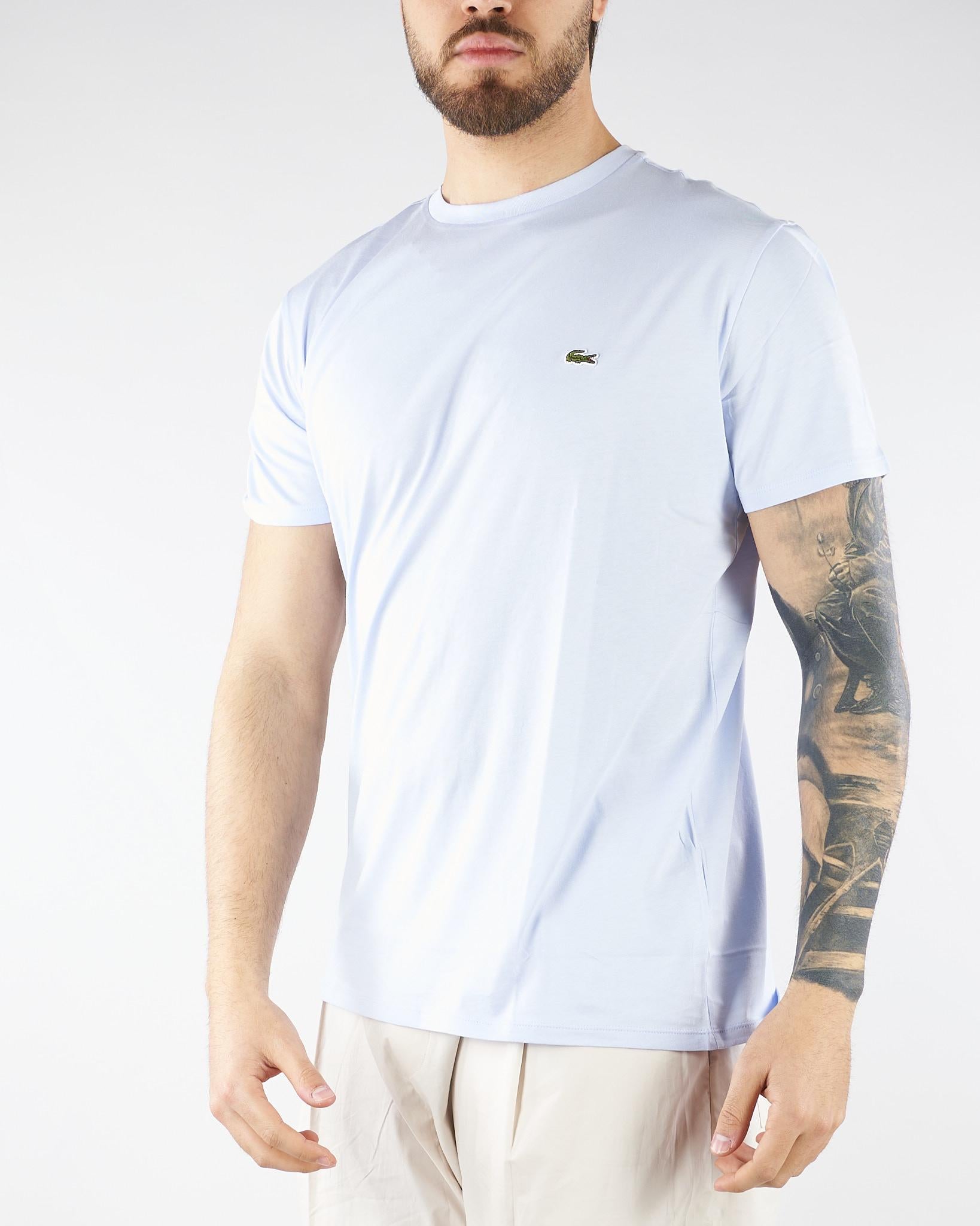 T-shirt Polvere in cotone Pima TH6709 J2G LACOSTE 