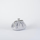 Borsa Argento Pasticcino Bag small in raso e strass EMY 2 MAX MARA WEEKEND 