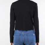 Cardigan Nero con bottoni logati Gold TP320A 6 TWIN SET 