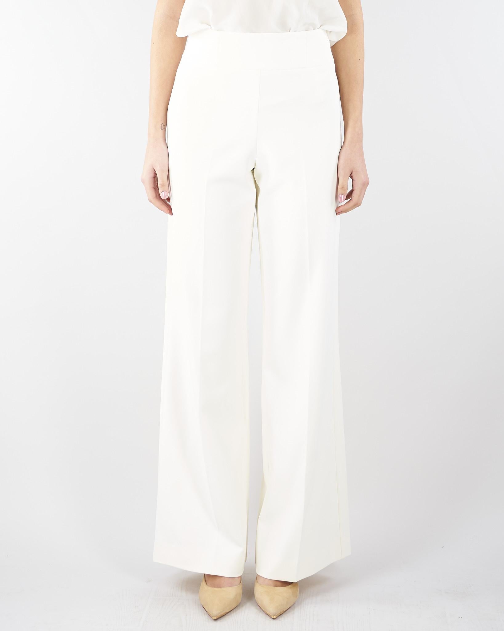 Pantalone Ella Avorio con gamba dritta ELLA 4 NENETTE 