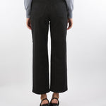 Jeans Nero in drill di cotone PJ04D56E2 110 ELISABETTA FRANCHI 