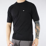 Maglia Nera con logo EM005527AF25247 UC001 EMPORIO ARMANI 