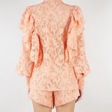 Camicia Pesca in pizzo con rouches ACT16113CA606 144 ACTUALEE 