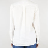 Camicia Bianco in tela di lino WKDWERNER 1 MAX MARA WEEKEND 