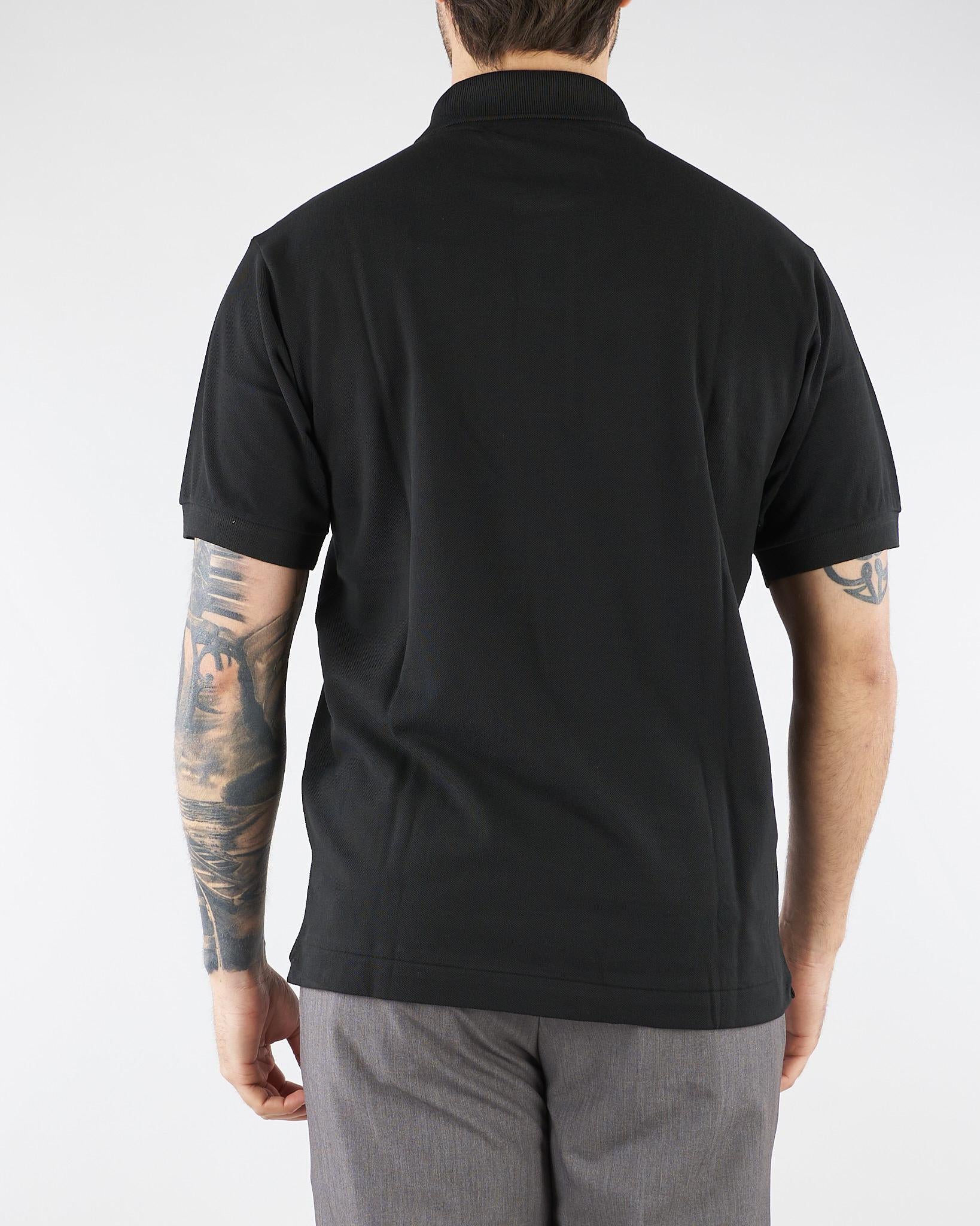 Polo Nero dal taglio classico L.12.12 Original 1212 031 LACOSTE 