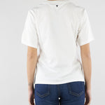 T-shirt Bianco in jersey con stampa e ricamo WKDAGILE 1 MAX MARA WEEKEND 