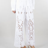 Pantalone Bianco in cotone NS234 01 NO SECRETS 